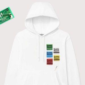 [rowing blazers] colorful matchbook white hoodie